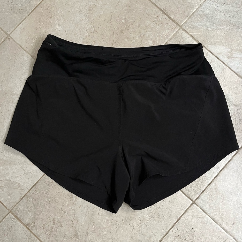 Lululemon Essential High-Rise Running Short 4” black size 8